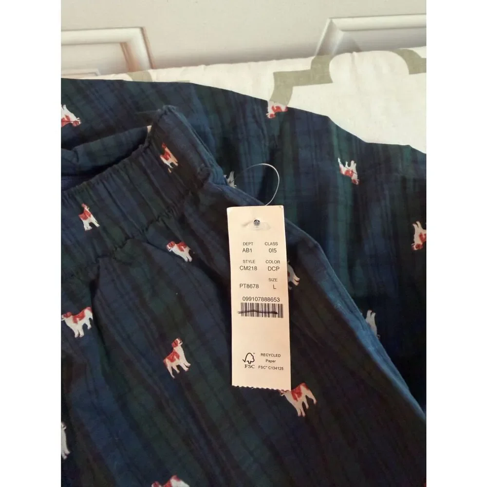 J.Crew Patterned boxers in cotton NWT Size L